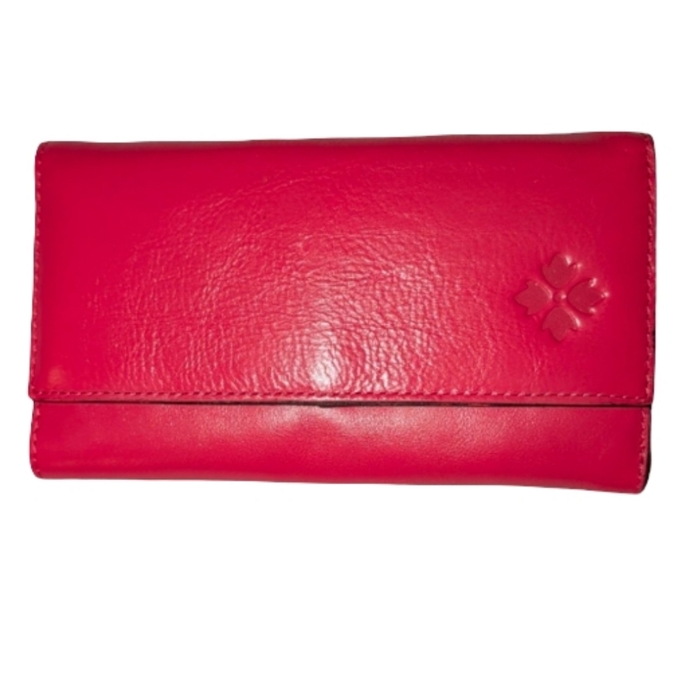 Patricia Nash Terresa Tri-Fold Wallet in Passion Italian Leather